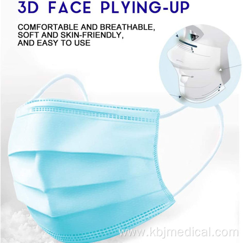 Disposable Medical Face Mask Adult Safely Anti Virus Mouth Mask Germ Protection Factory